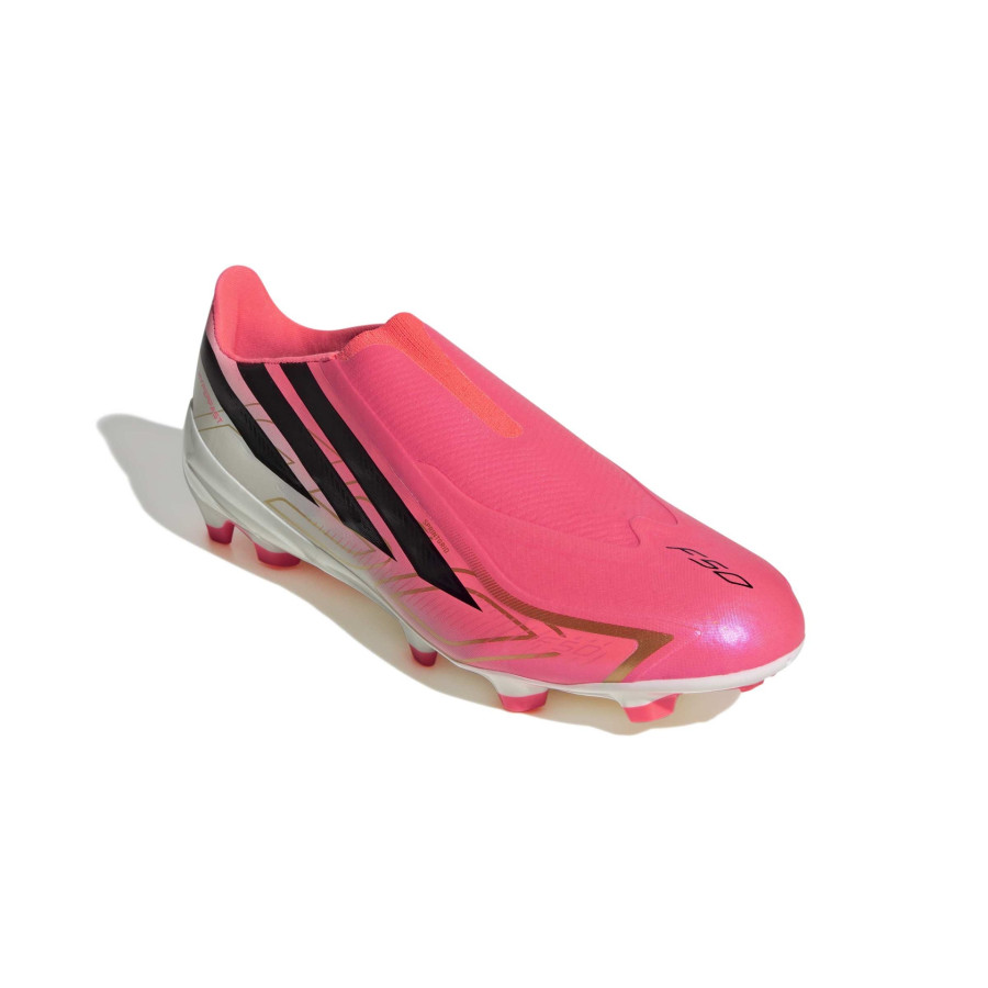 adidas F50 Hyperfast LaceLess League FG rose noir
