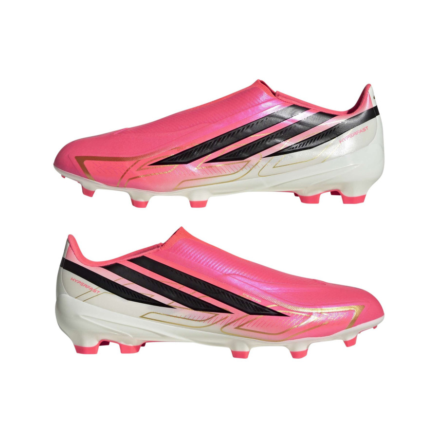 adidas F50 Hyperfast LaceLess League FG rose noir