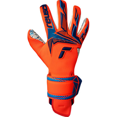 Gants gardien Reusch Attrakt Freegel Fusion orange bleu