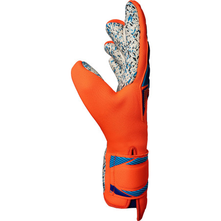 Gants gardien Reusch Attrakt Freegel Fusion orange bleu