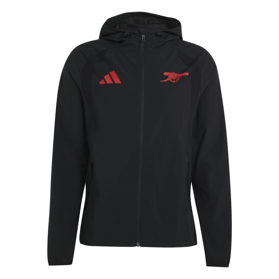 Coupe vent Arsenal noir rouge