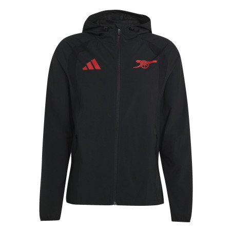 Coupe vent Arsenal noir rouge