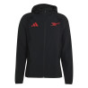 Coupe vent Arsenal noir rouge