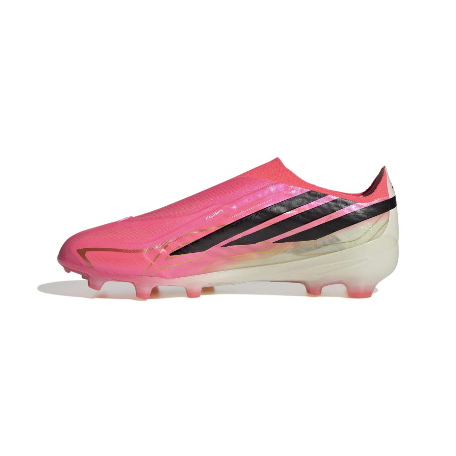adidas F50 Hyperfast junior LaceLess Elite FG rose noir