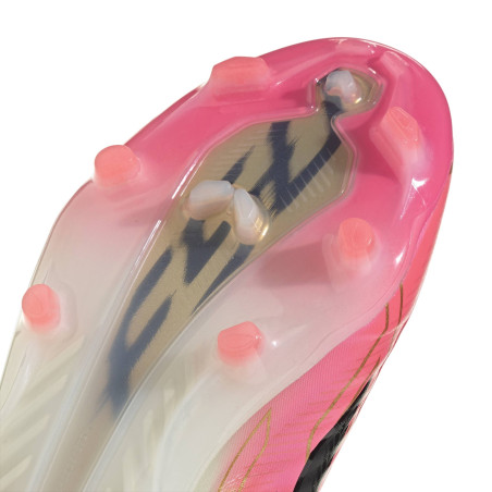 adidas F50 Hyperfast junior LaceLess Elite FG rose noir