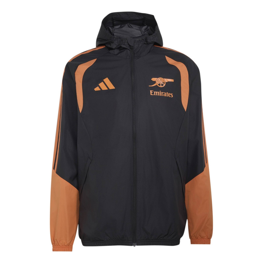 Veste imperméable Arsenal noir orange