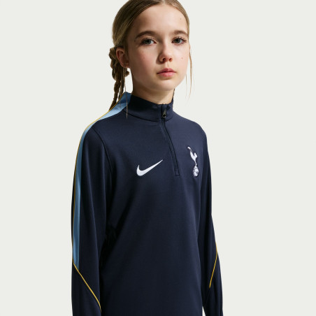 Sweat zippé junior Tottenham Strike bleu