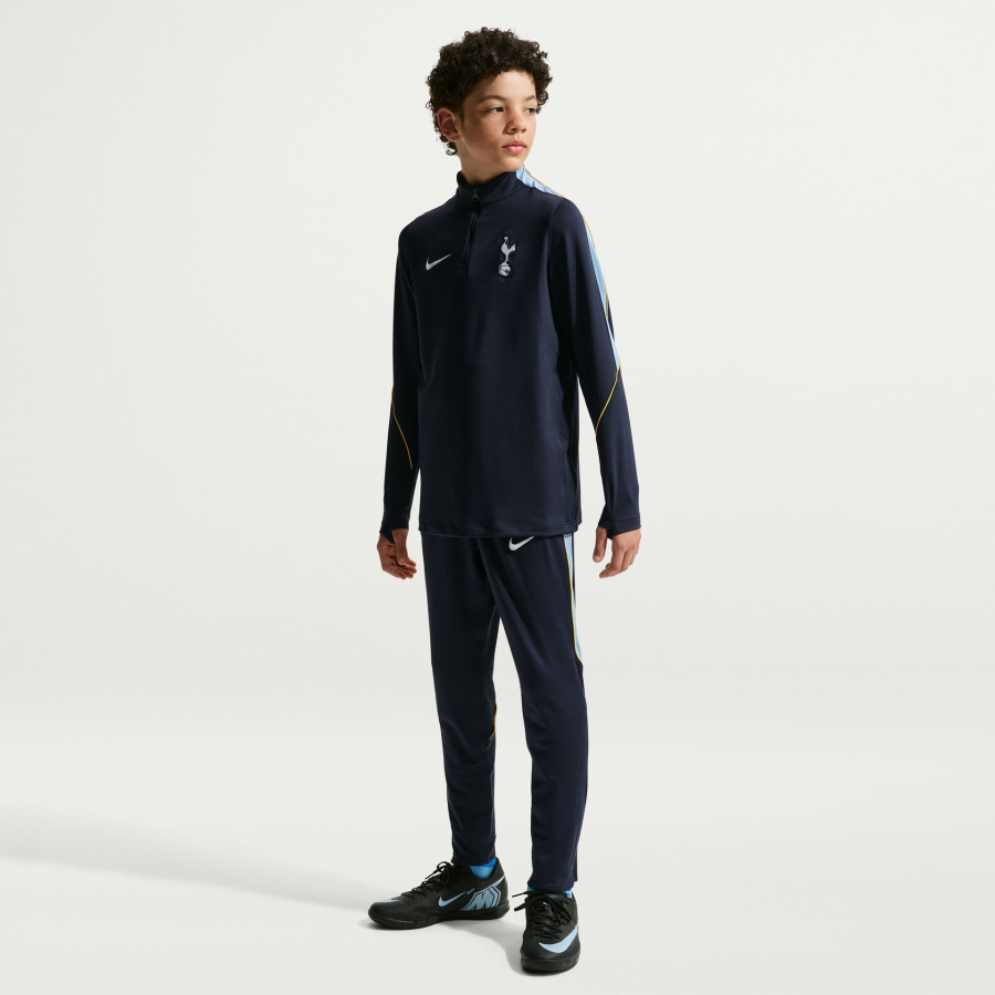 Sweat zippé junior Tottenham Strike bleu