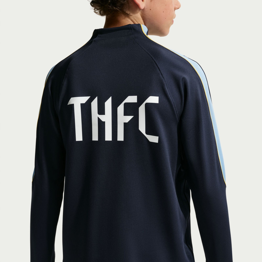 Sweat zippé junior Tottenham Strike bleu
