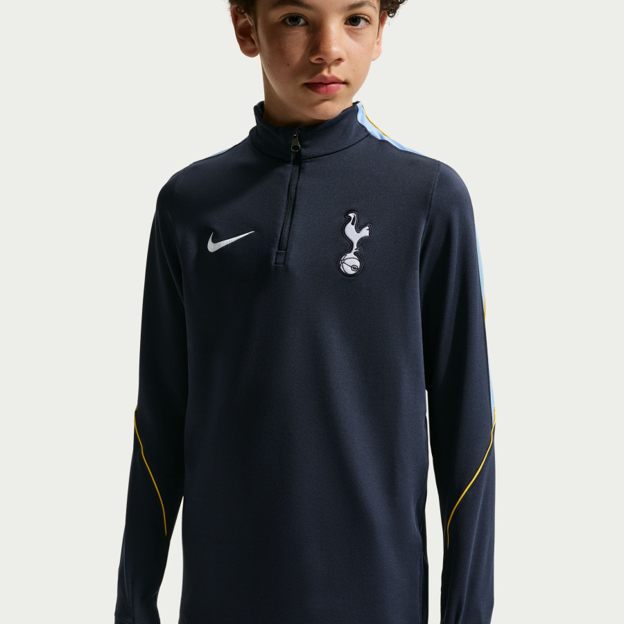 Sweat zippé junior Tottenham Strike bleu