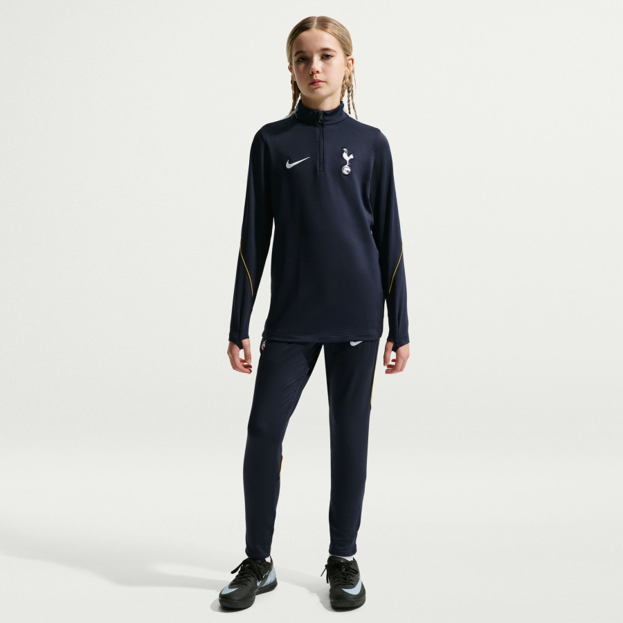 Sweat zippé junior Tottenham Strike bleu