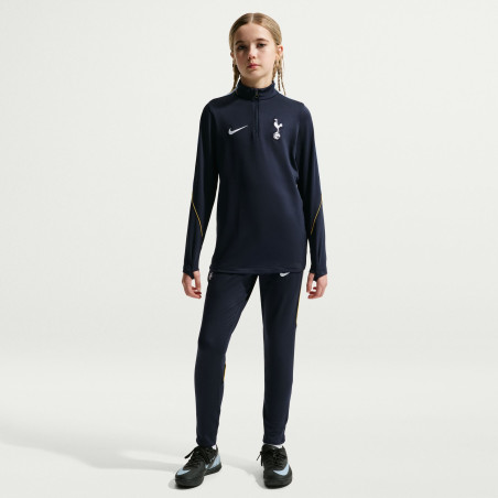 Sweat zippé junior Tottenham Strike bleu