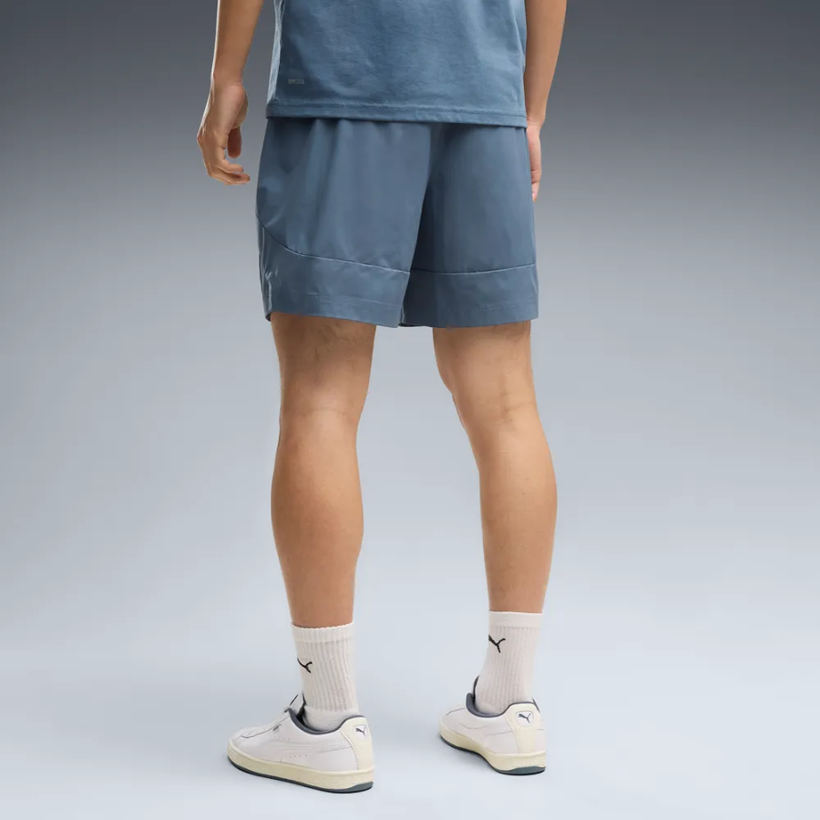 Short Manchester City PumaTech woven bleu