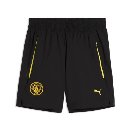 Short Manchester City PumaTech woven noir jaune