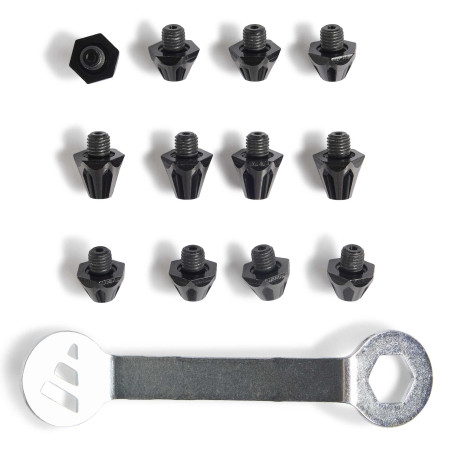 Crampons adidas gris