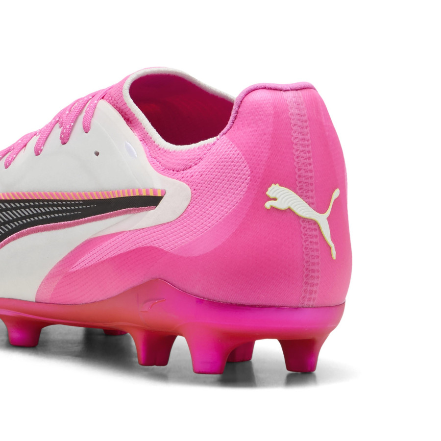 Puma King 20 Ultimate FG/AG blanc rose