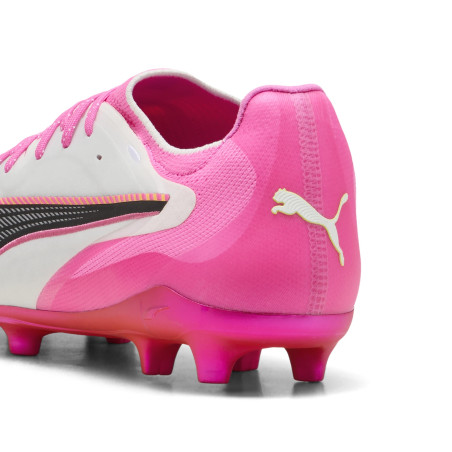 Puma King 20 Ultimate FG/AG blanc rose