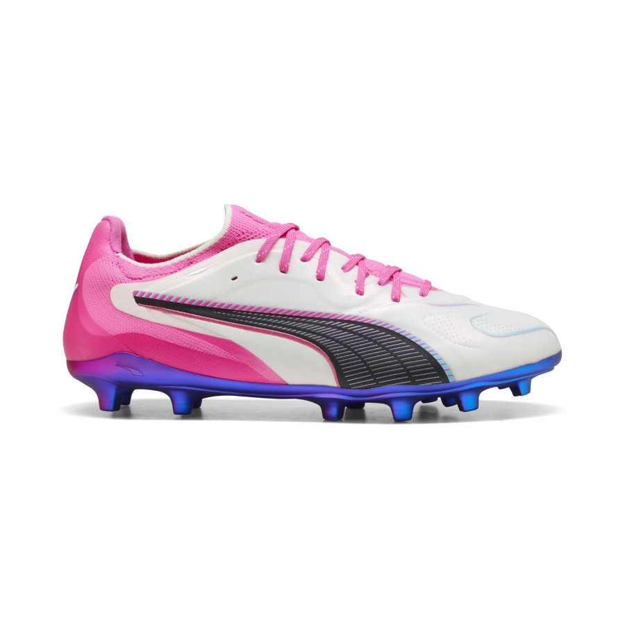Puma King 20 Ultimate FG/AG blanc rose