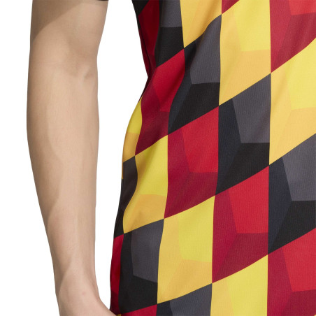 Maillot avant match Allemagne rouge jaune