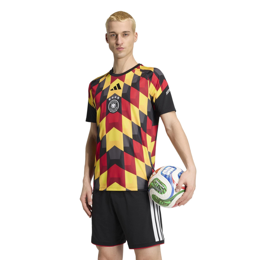 Maillot avant match Allemagne rouge jaune