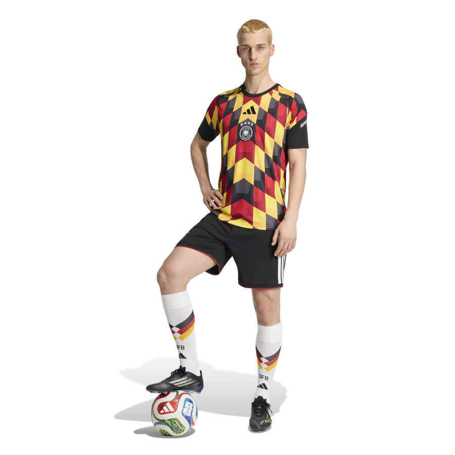 Maillot avant match Allemagne rouge jaune
