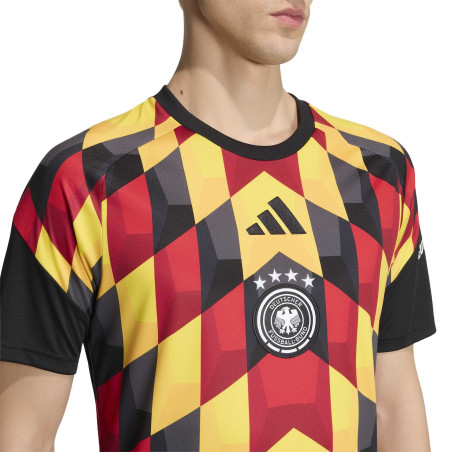 Maillot avant match Allemagne rouge jaune