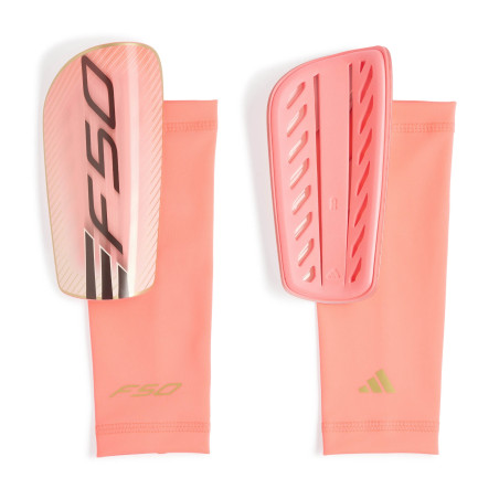 Protèges tibias adidas F50 LGE rose