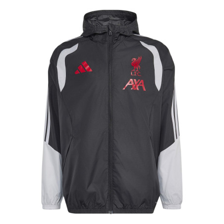 Coupe vent Liverpool noir rouge