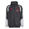 Coupe vent Liverpool noir rouge