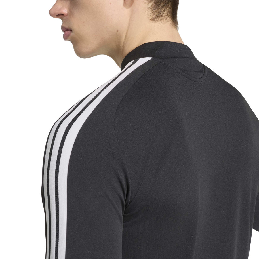 Sweat zippé Liverpool noir rouge