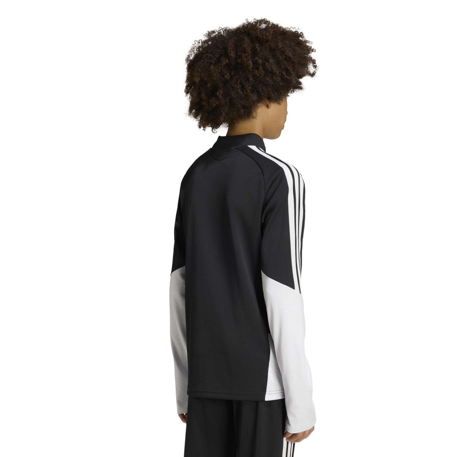 Sweat zippé junior Liverpool noir rouge