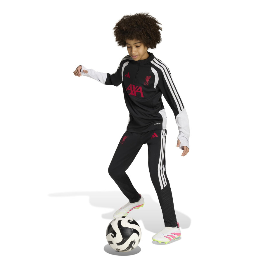 Pantalon survêtement junior Liverpool noir rouge