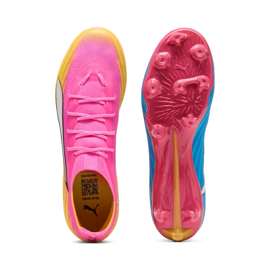 Puma Ultra 6 Pro FG/AG rose bleu
