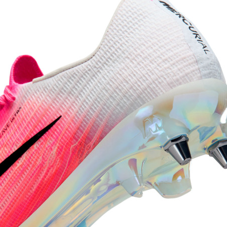 Nike Air Zoom Mercurial Superfly 11 Elite SG-Pro rose blanc