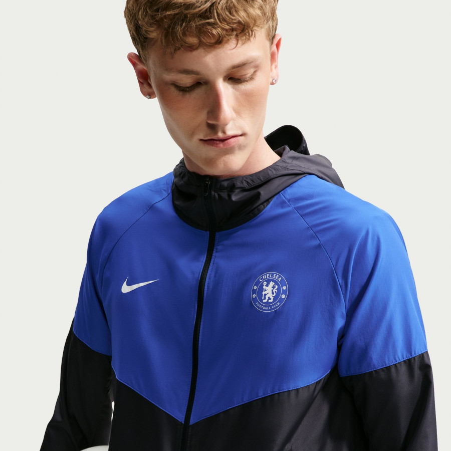 Coupe vent Chelsea noir bleu