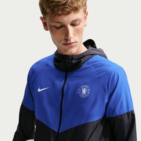 Coupe vent Chelsea noir bleu