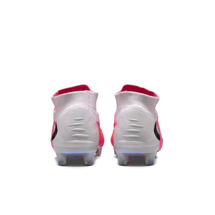 Nike Phantom 6 montante Elite FG rose blanc