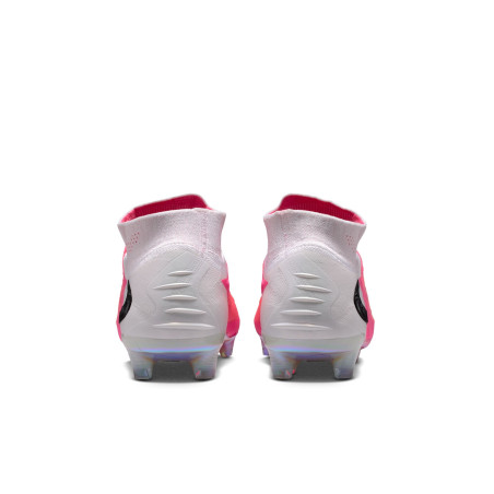 Nike Phantom 6 montante Elite FG rose blanc