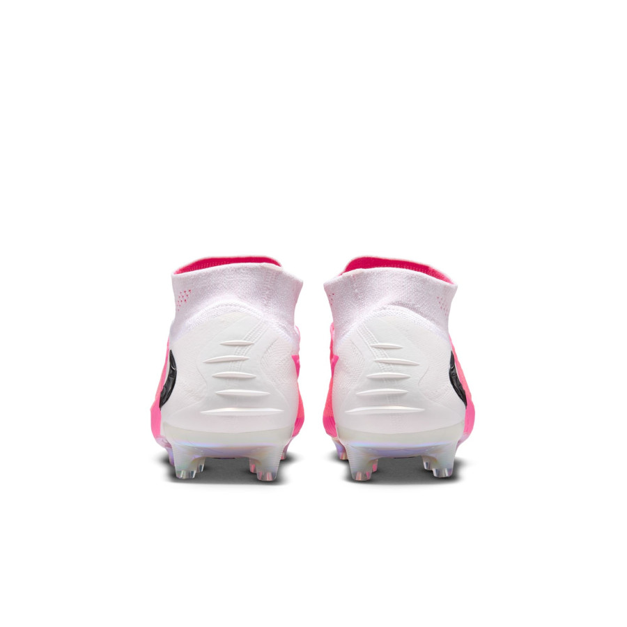 Nike Phantom 6 montante Elite AG-Pro rose blanc