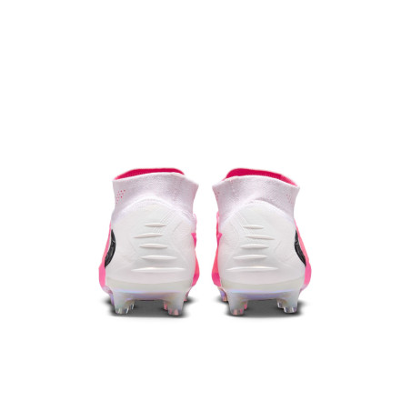 Nike Phantom 6 montante Elite AG-Pro rose blanc