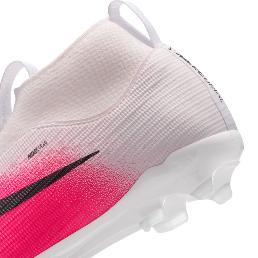Nike Air Zoom Mercurial Superfly 11 junior Academy FG/MG rose blanc