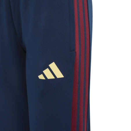Pantalon survêtement junior Arsenal bleu rouge