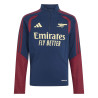 Sweat zippé junior Arsenal bleu rouge