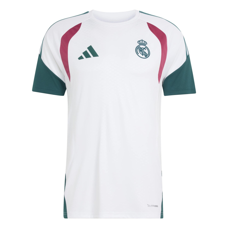 Maillot entraînement Real Madrid blanc vert