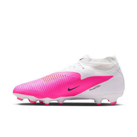 Nike Phantom 6 montante Academy FG/MG rose blanc