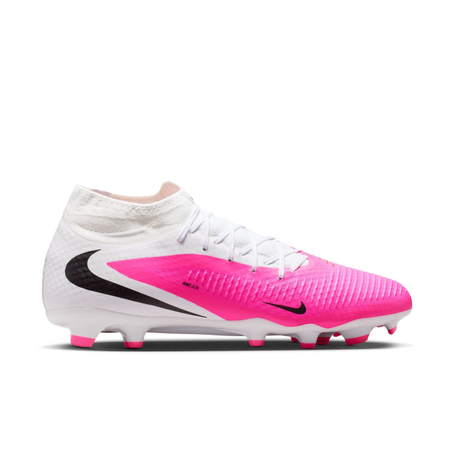 Nike Phantom 6 montante Academy FG/MG rose blanc