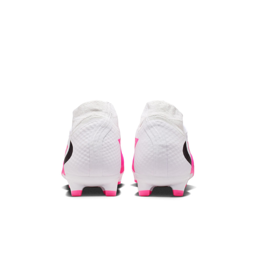 Nike Phantom 6 montante Academy FG/MG rose blanc