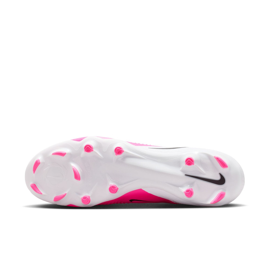 Nike Phantom 6 montante Academy FG/MG rose blanc