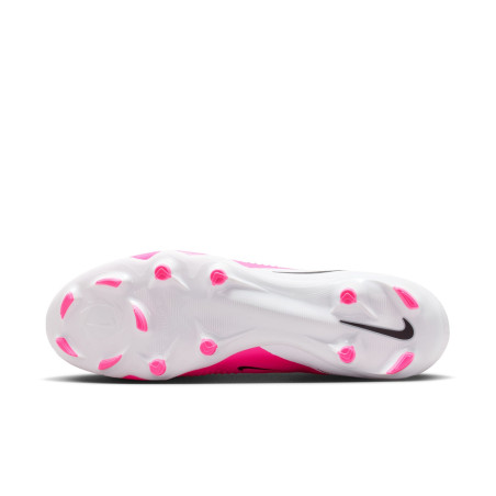 Nike Phantom 6 montante Academy FG/MG rose blanc