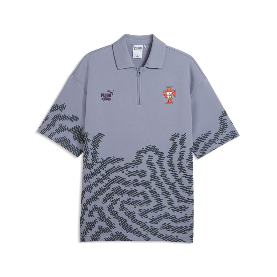 Polo PUMA King X PORTUGAL X SALEHE BEMBURY gris